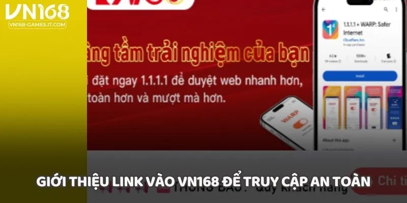 Giới thiệu link vào VN168 để truy cập an toàn